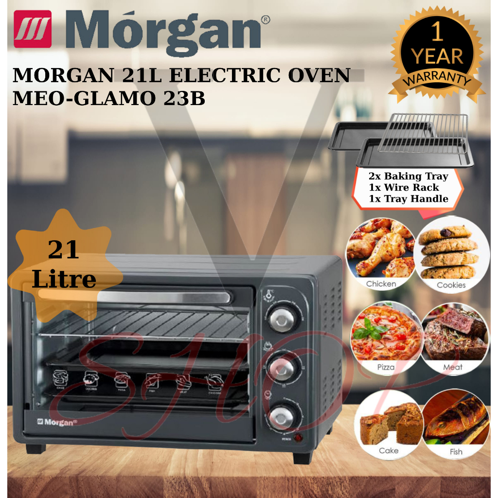 Morgan 21l Electric Oven Meo Glamo 23b Meo Glamo23b Shopee Malaysia 3922