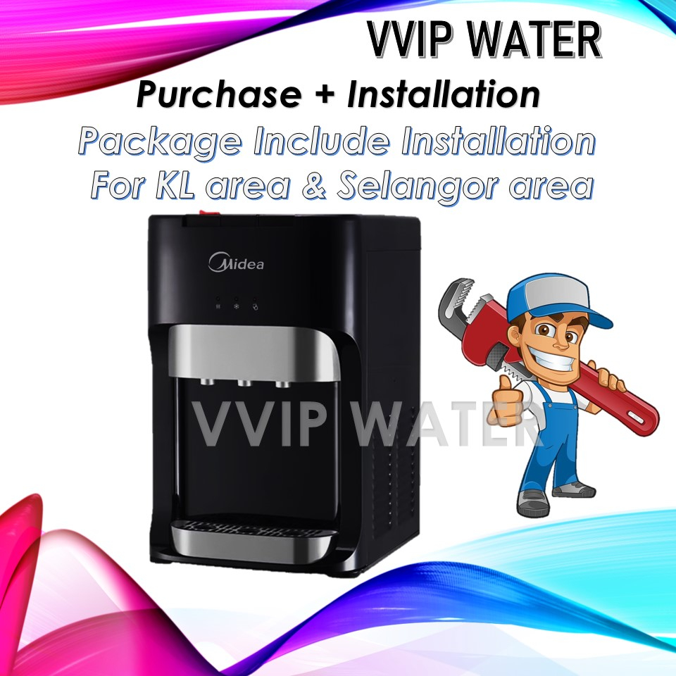 Midea Mild Alkaline Water Dispenser Hot Normal Cold Model 1635 With 4