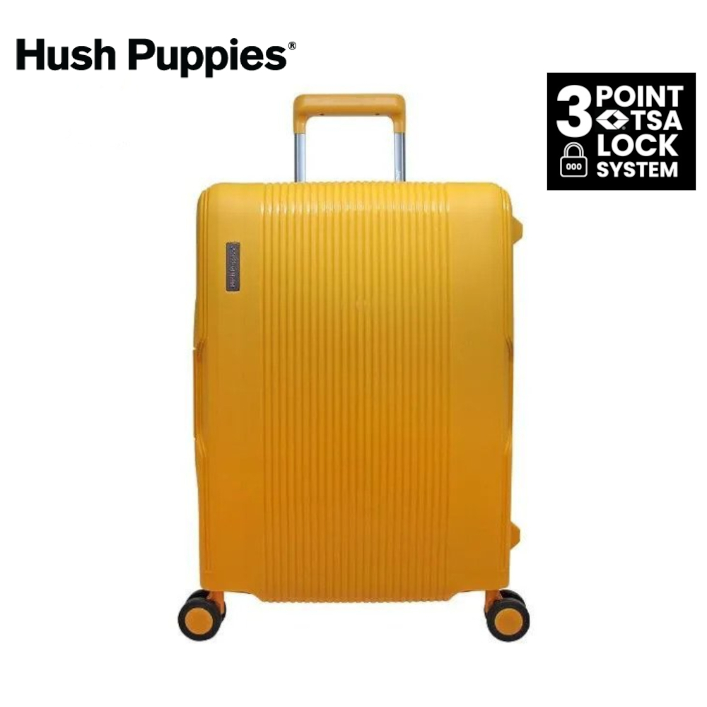 Hush Puppies 3Point Latch TSA Lock Polypropylene PP Frame Hard Case