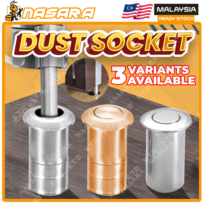 Nasara Stainless Steel Floor Dust Socket For Door Flush Bolt Soket ...