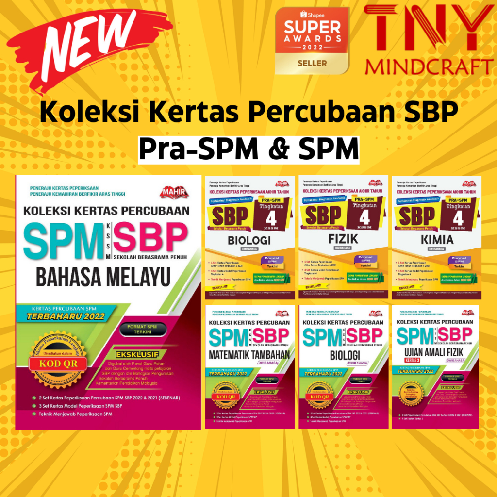 [TNY] SBP : Kertas Model Peperiksaan SBP 【Pra-SPM & SPM】Tingkatan 4 & 5 ...