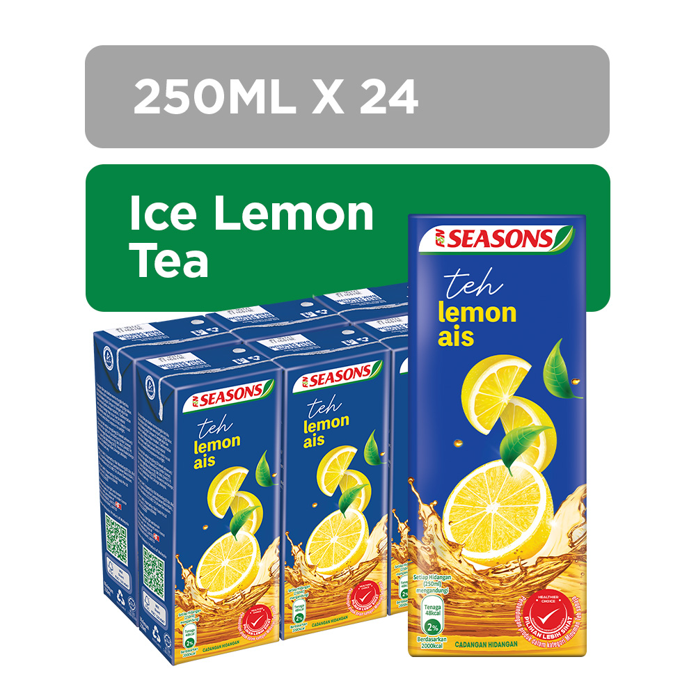 SEASONS Ice Lemon Tea 250ML X 24 Shopee Malaysia
