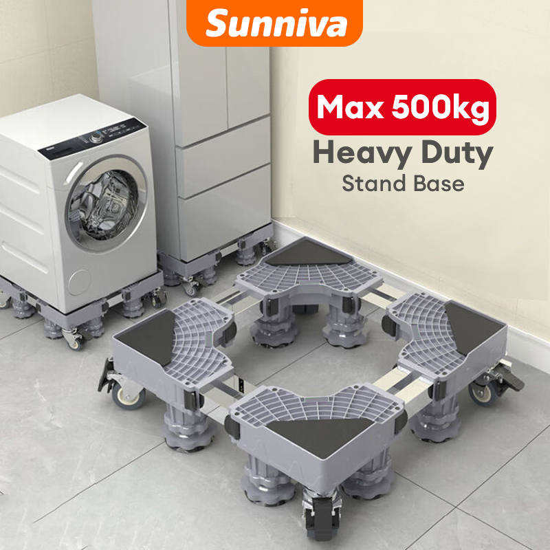 New Ajustable Washing Machine Stand Stainless Steel Refrigerator Base