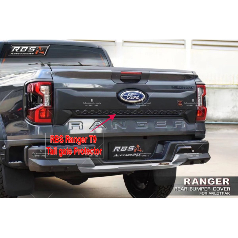 Ford Ranger T9 XL XLT WILDRAK Tail Gate Protector Ranger T9 Tail Gate ...