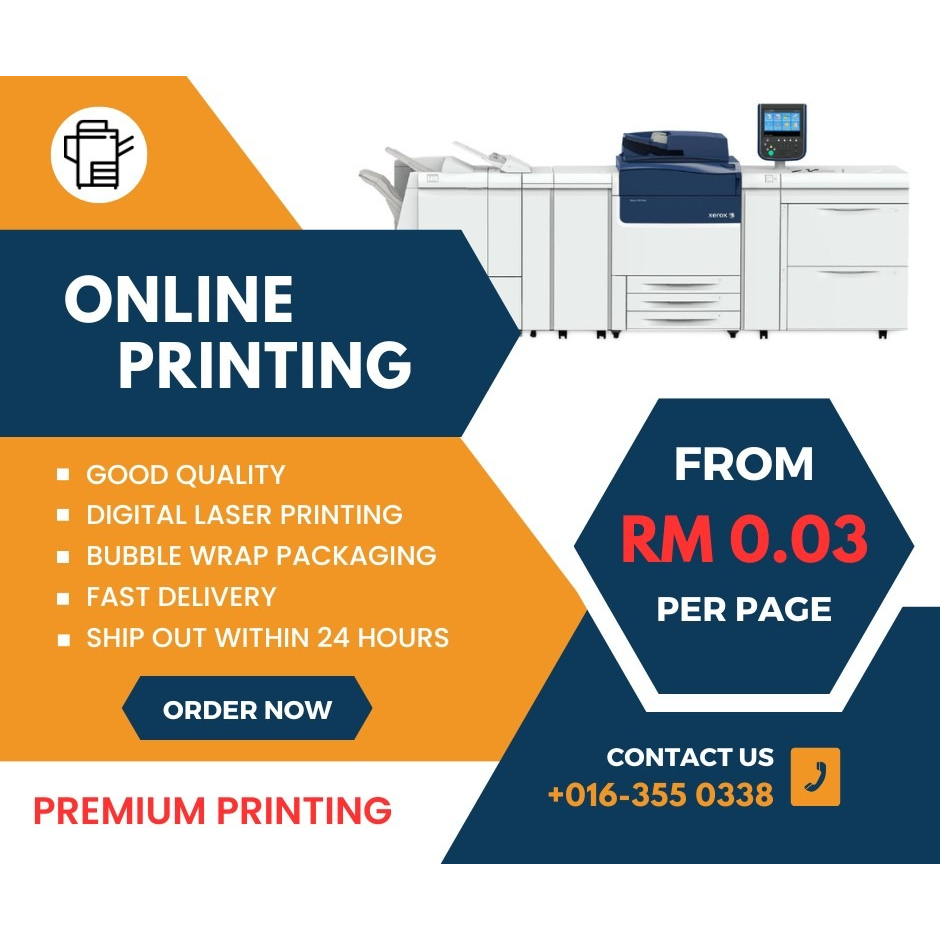 Cheapest Printing Printing Service A4 Black & White Print Photocopy Fotostat