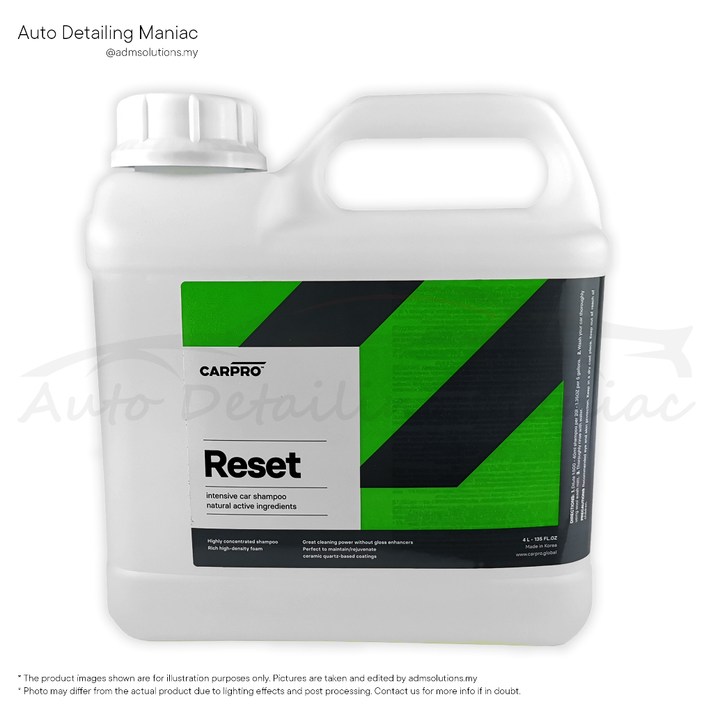 CARPRO Reset 4L Car Wash Shampoo (ORIGINAL) Intensive Car Shampoo Shopee Malaysia
