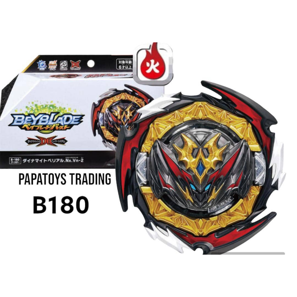 Takara Tomy Beyblade Burst B-180 Dynamite Belial Nexus Venture-2 - Set Originale NUOVO