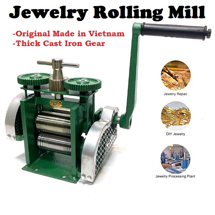 💥READY STOCK💥Vietnam Original Mini Hand Operated Jeweller Rolling Mill ...