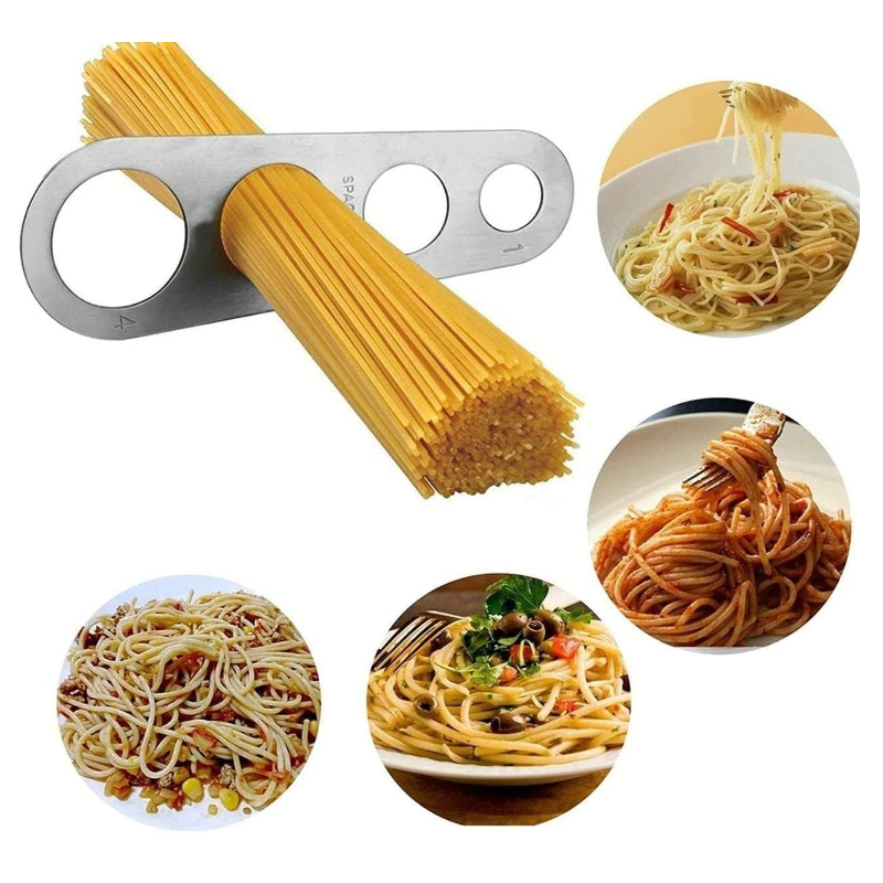 1 Pc Stainless Steel Spaghetti Measure Tool Pasta Noodle Measurer 4