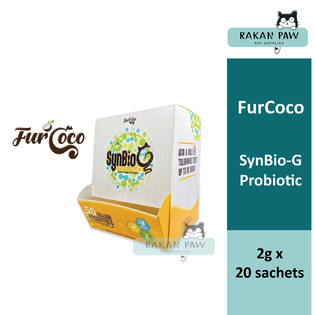 FurCoco Synbio-G Probiotic 2gx20 Sachet for Cats Dogs | Shopee Malaysia