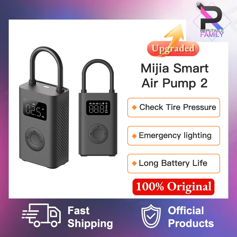 Xiaomi Mijia Portable Electric Air Pump 2 1S Smart Digital Tire