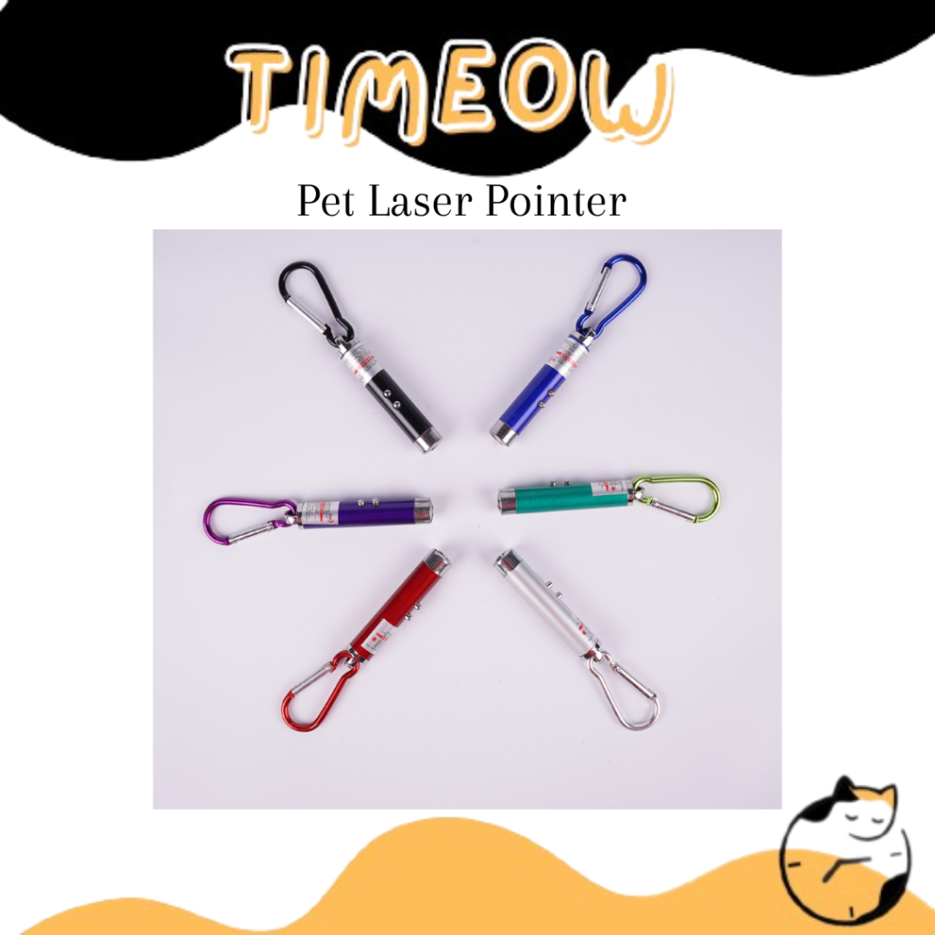 Pet Cat Dog Laser Pointer 3 In 1 Red Laser Pointer with White LED Light