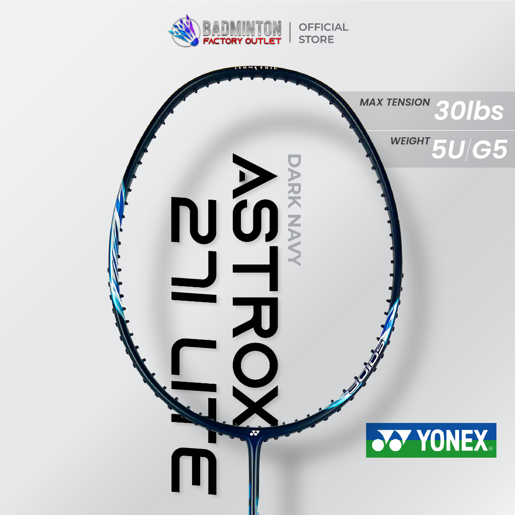 YONEX Astrox Lite 27i (Dark Navy) Badminton Racket 5UG5 Max Tension 30LBS 100 ORIGINAL
