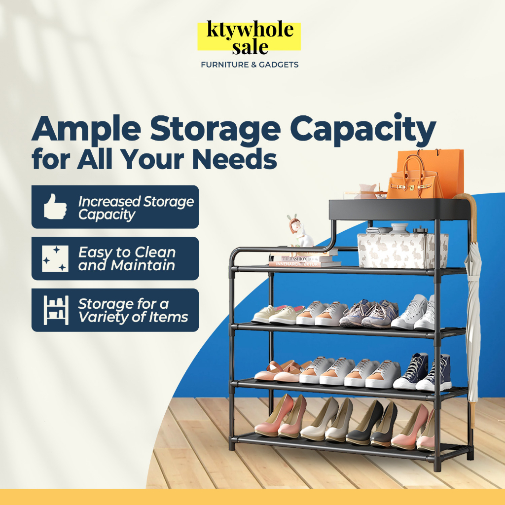 KTY SHOE RACK OUTDOOR SHOE RACK LARGE CAPACITY MULTILAYER SHOE RACK ...