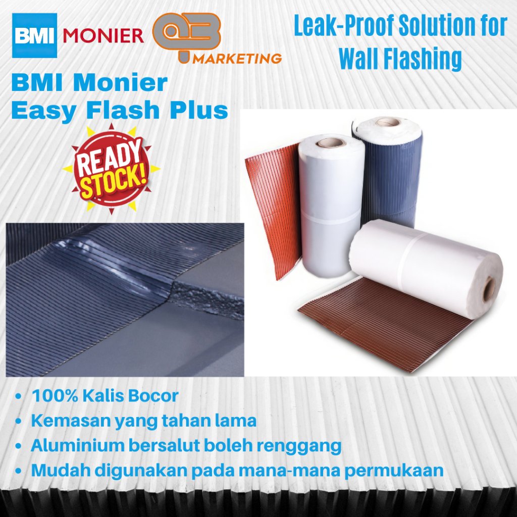 BMI Monier Easy Flash Plus 250mm Tape Getah Perabung l Maximum buy 2 ...