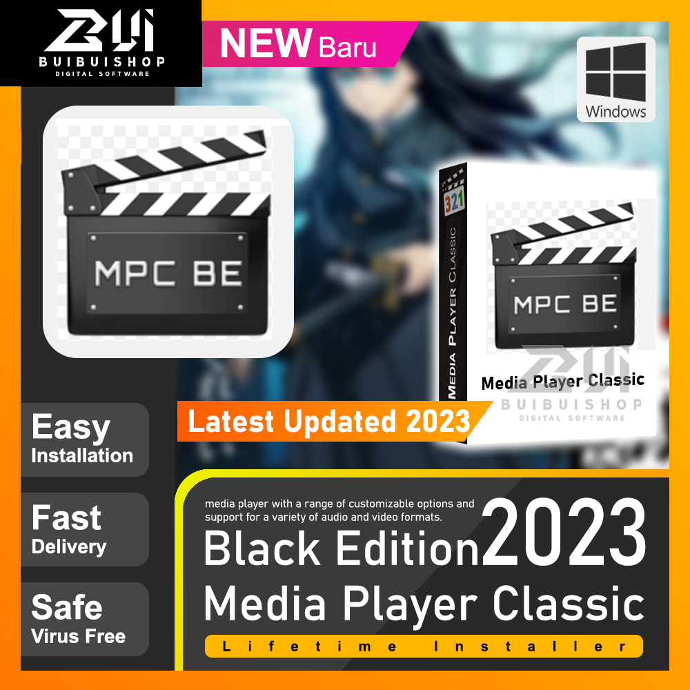 Media Player Classic Black Edition 2023 l Latest 2023 l Windows Shopee Malaysia