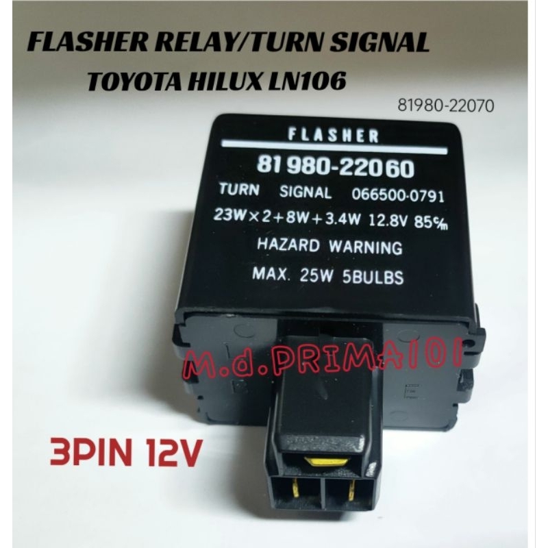 TOYOTA HILUX LN106 FLASHER RELAY/TURN SIGNAL Shopee Malaysia