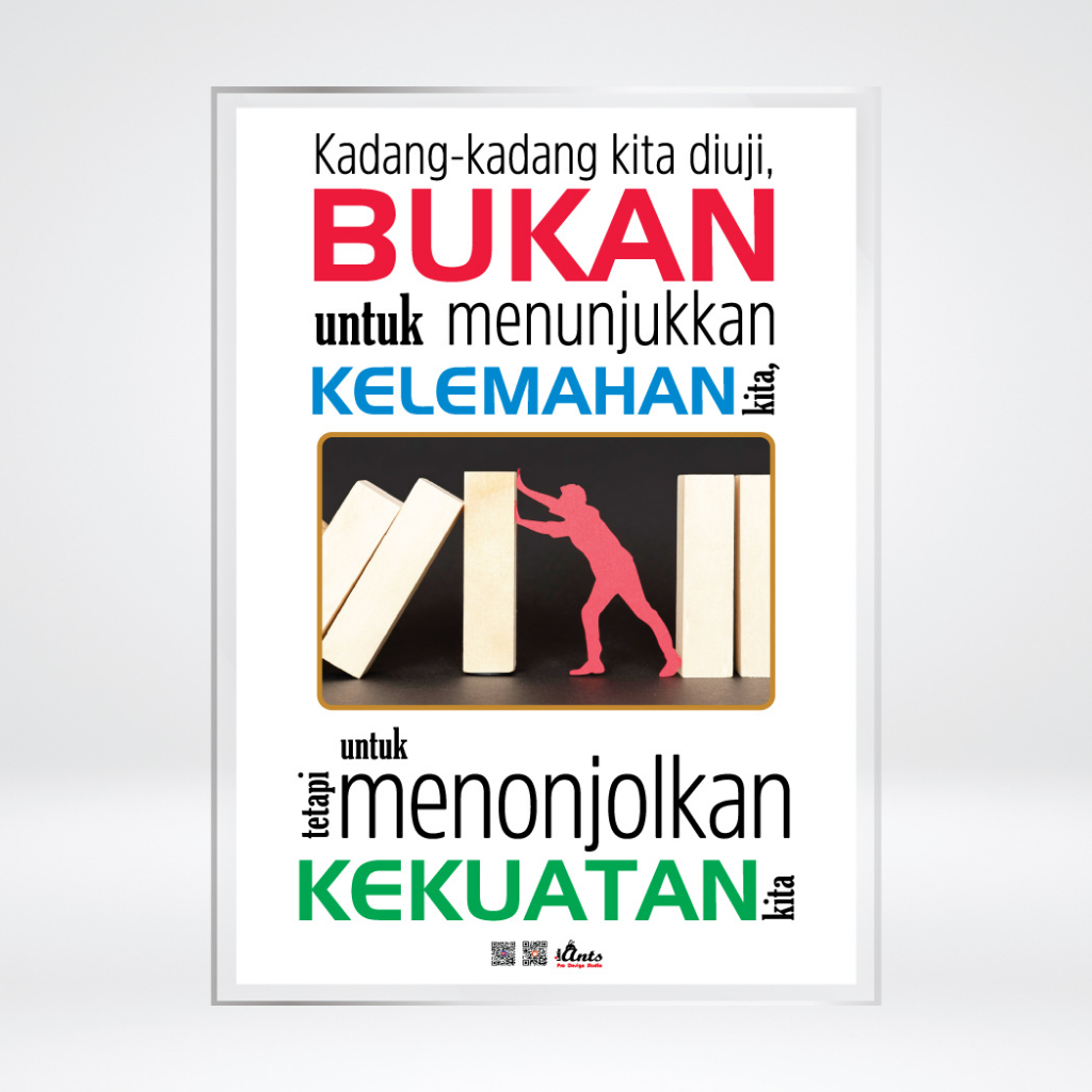 [Laminated Poster] Kata-kata Motivasi Positif Mutiara Hikmah Hiasan ...