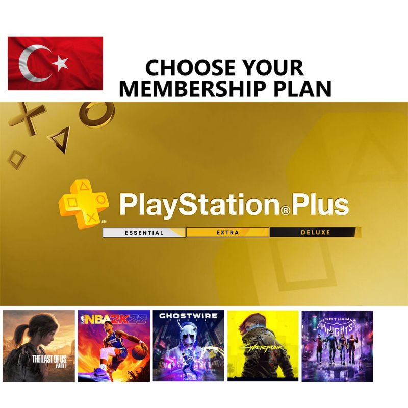 PlayStation PS PLUS Region Turkey | Shopee Malaysia