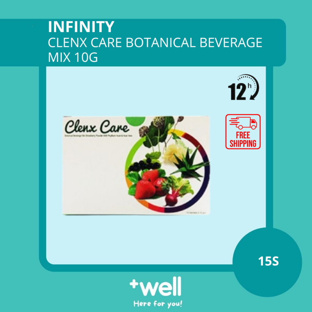 INFINITY Clenx Care Botanical Beverage Mix 10g (15 sachets) | Shopee ...