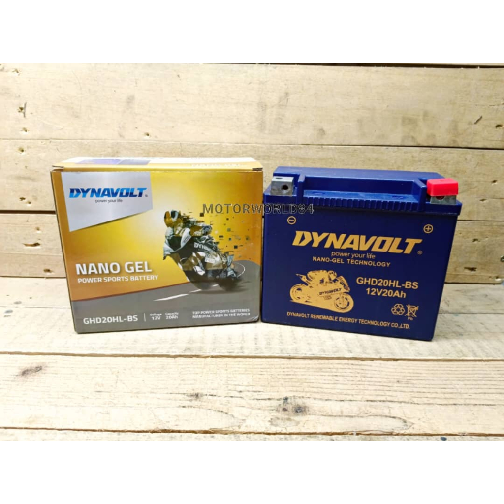 BATERI DYNAVOLT BATTERY GHD20HL-BS NANO GEL TECHNOLOGY HEAVY DUTY ...