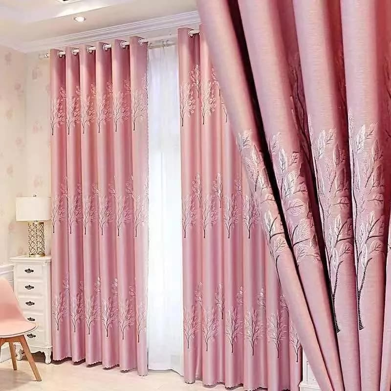️Blackout Langsir Shading Jacquard Curtains Sliding Door Curtain For