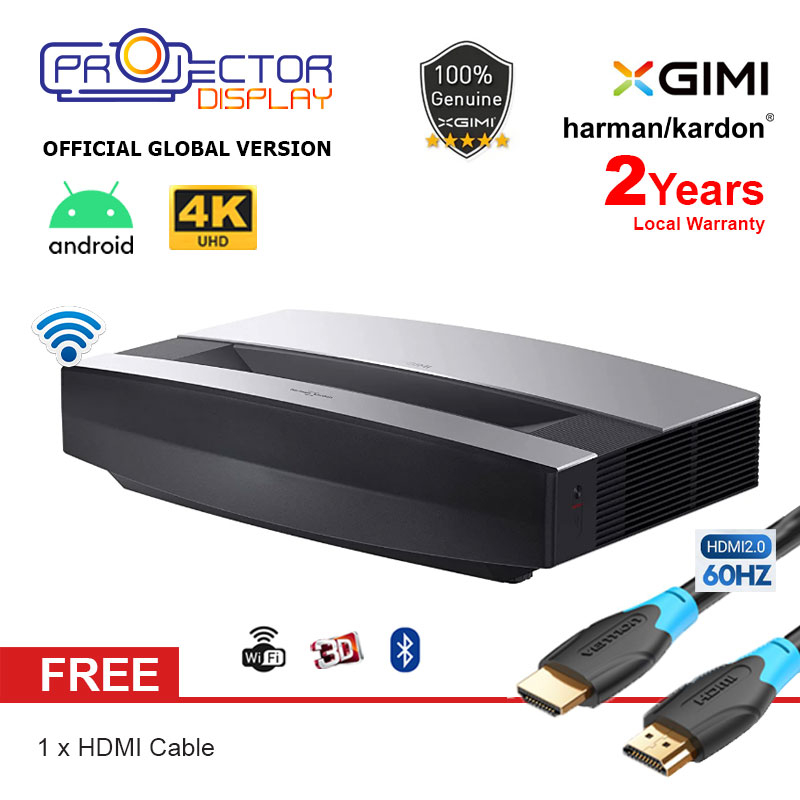 XGIMI AURA 4K Ultra Short Throw Laser Android Smart Projector Shopee