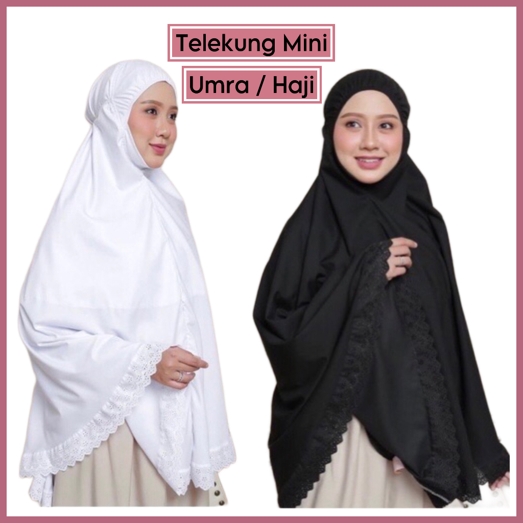 NEW MINI TELEKUNG BERPOKET COTTON HAJI DAN UMRAH | Shopee Malaysia