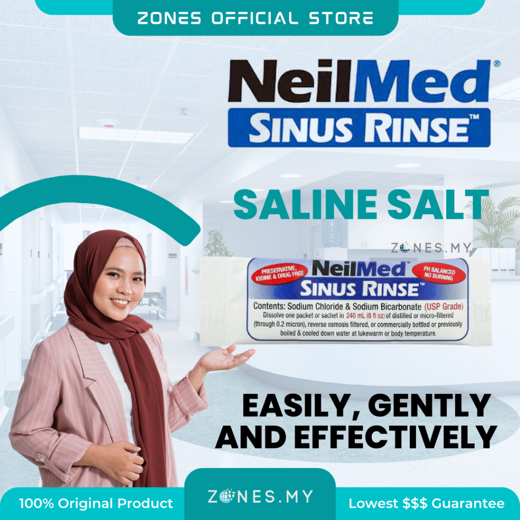 Neilmed Sinus Rinse Premixed Sachets Saline Salt (Single Packet