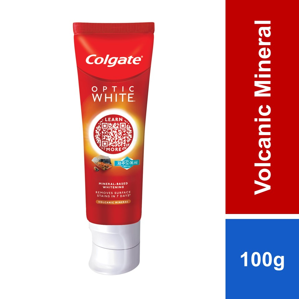 Colgate Optic White Whitening Toothpaste Volcanic 100g Shopee Malaysia