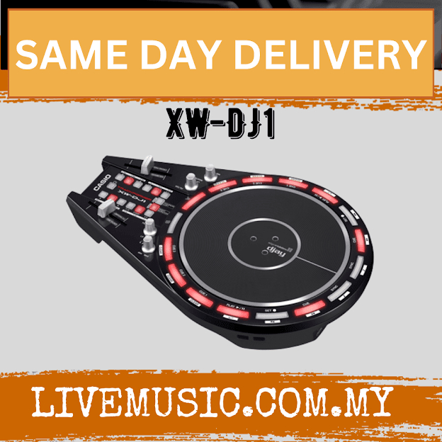 Casio XW-DJ1 Trackformer DJ Controller (XWDJ1)