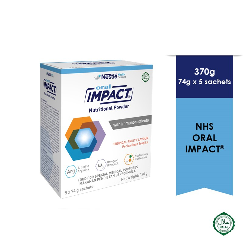 IMPACT ORAL Tropical (5x74g)[Exp date: Jun'24] | Shopee Malaysia