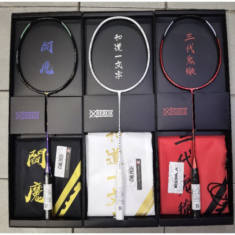 Victor OnePiece Zoro badminton racket Shopee Malaysia