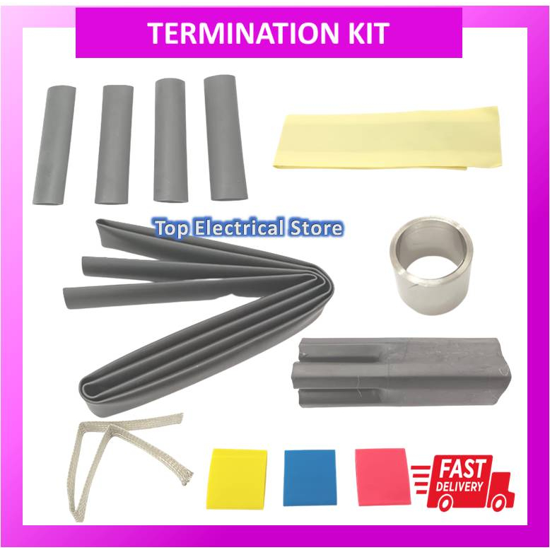 HEAT SHRINK TERMINATION KITS 4 CORE 2.5MM4MM SQ, 1050MM SQ, 70150MM