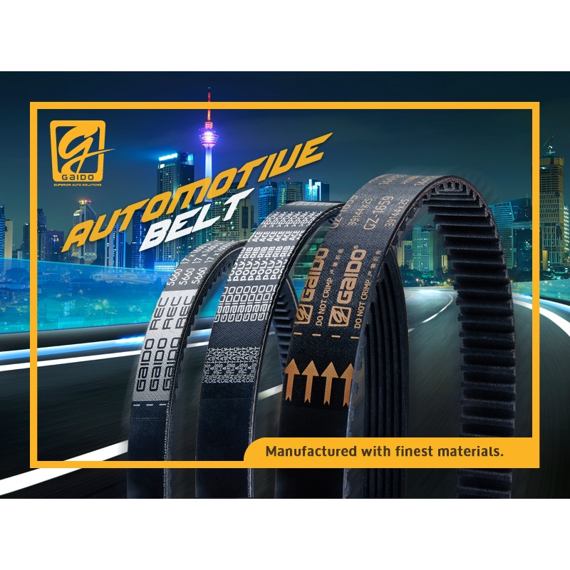 Gaido Fan Belt power steering belt alternator belt Proton Saga 12v