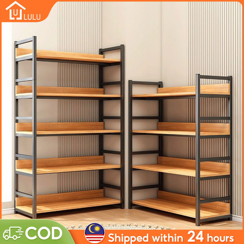 6/5/4 Layers Multipurpose Shelves Book Shelf Living Room Rack household ...