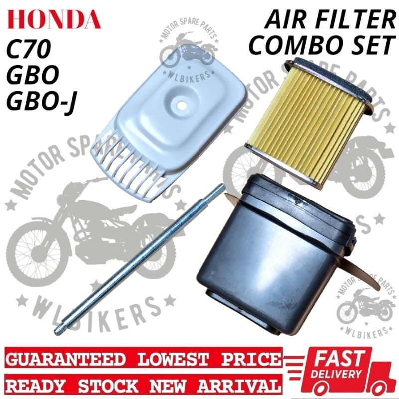 Air Filter Air Box Rubber HOSE SET For Honda 69-74 CT70 K0 Trail Manifold Intake - Foto 14