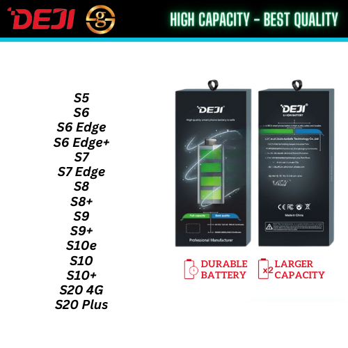 Deji Battery High Capacity S5 S6 S6edge S6edge S7 S7edge S8 S8 S9 S9 S10 S10 S20 S20 Plus