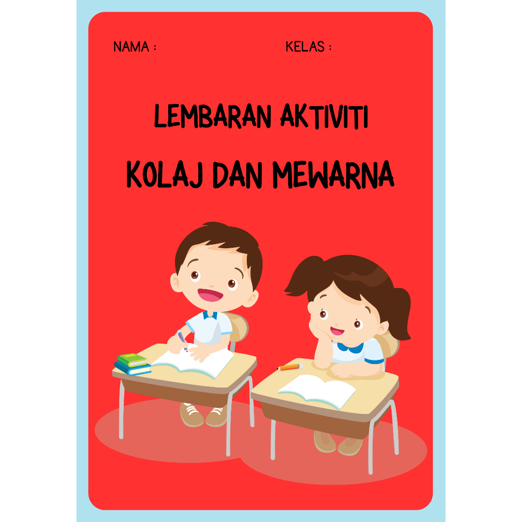 Lembaran Kerja Kolaj Dan Mewarna ~ Huruf A Hingga Z ~ Softcopy Fail PDF ...