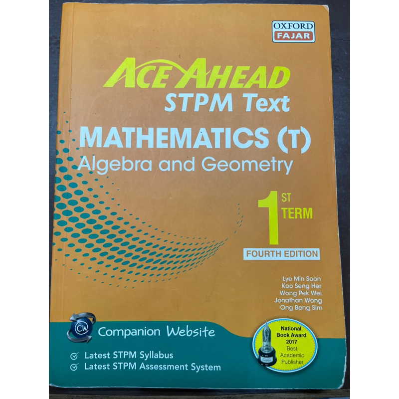 Oxford Ace Ahead STPM Text Mathematics (T) | Shopee Malaysia