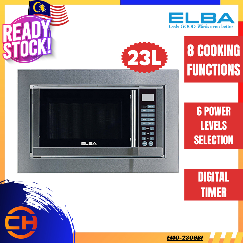 Elba Built In Microwave Oven (23L) EMO2306BI Shopee Malaysia