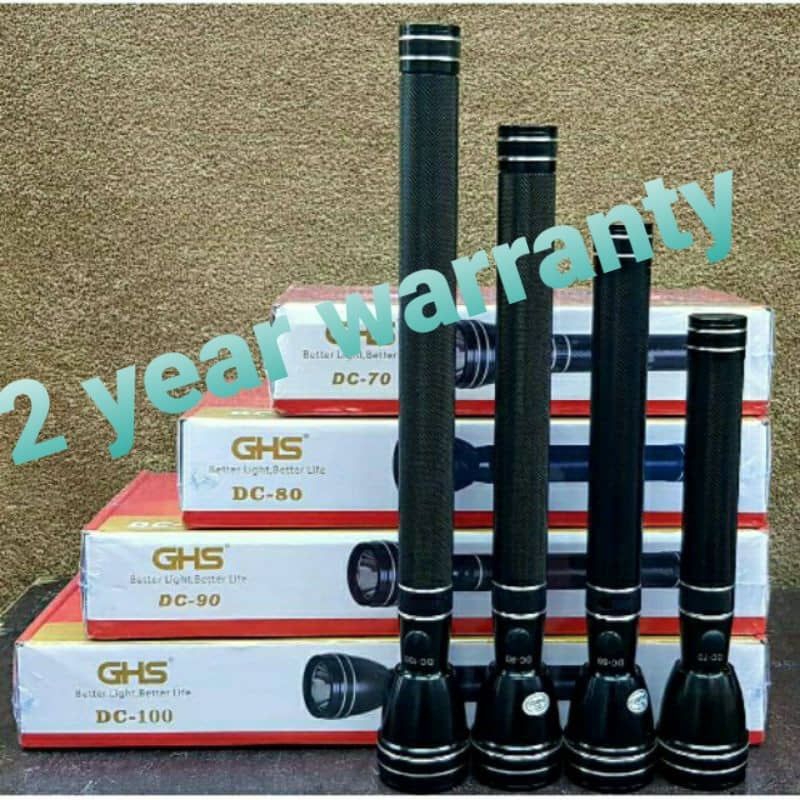 Original rechargeable Torch Light made in Japan Flashlight (2 years