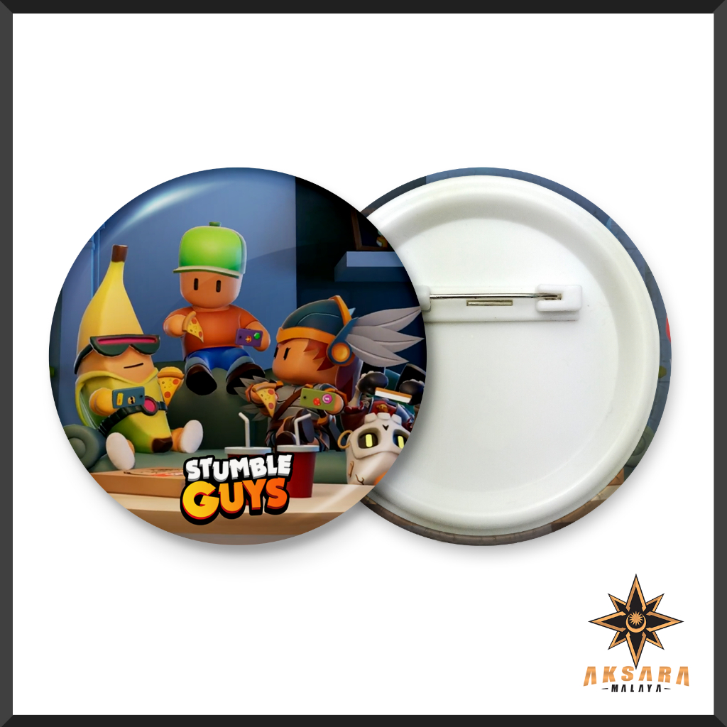 Stumble Guys Button Badge Custom - 58mm | Shopee Malaysia