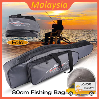 Foldable Fishing Rod Storage Bag Fish Pole Fishing Reel Line