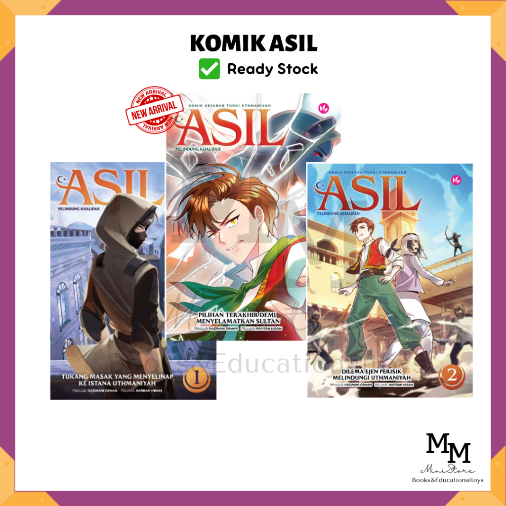 KOMIK Asil Pelindung Khalifah 1& 2 | Iman Publication | Komik Remaja ...