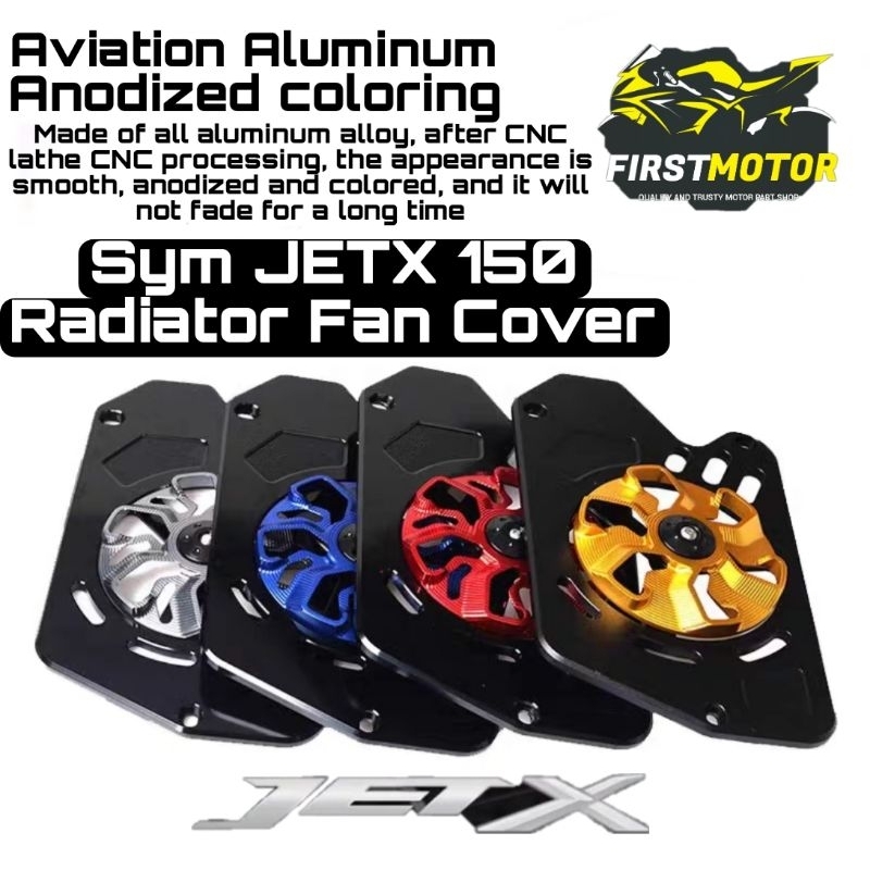 Sym JET X 150 JETX 150 Aluminium Radiator Fan Cover Shopee Malaysia