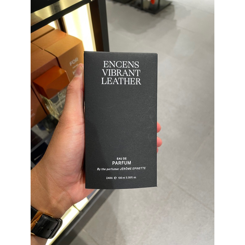 vibrant leather encens zara