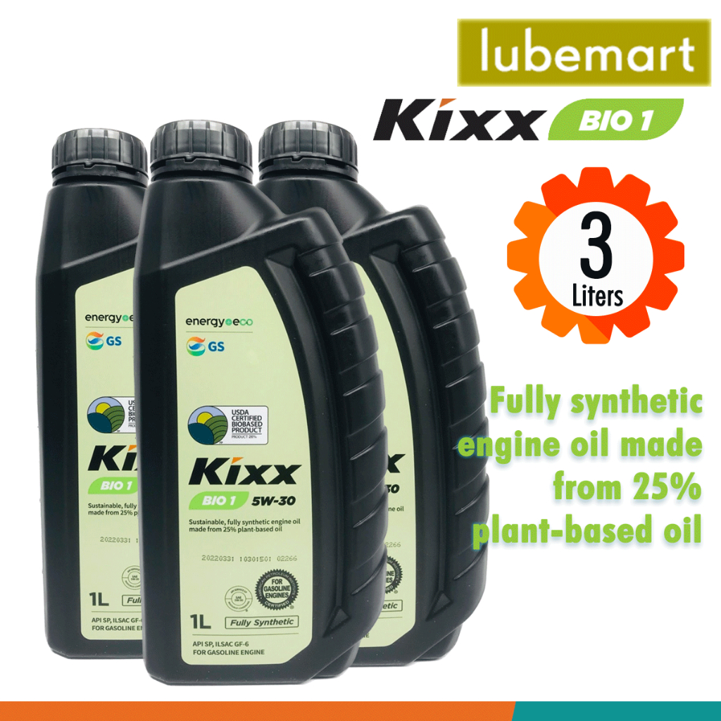 KIXX BIO1 5W30 Fully Synthetic Engine Oil (3 liters) Shopee Malaysia