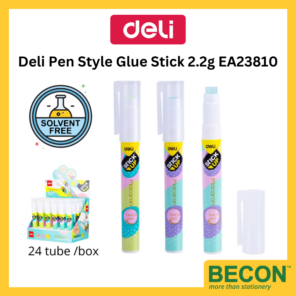 Deli Pen Style Glue Stick 2.2g EA23810 | Shopee Malaysia