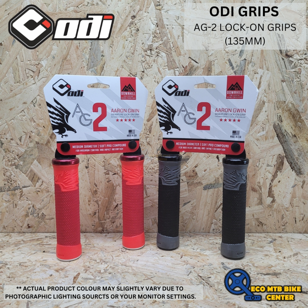 ODI AG2 Signature Lock-On 2.1 Poignées VTT Noir/gris